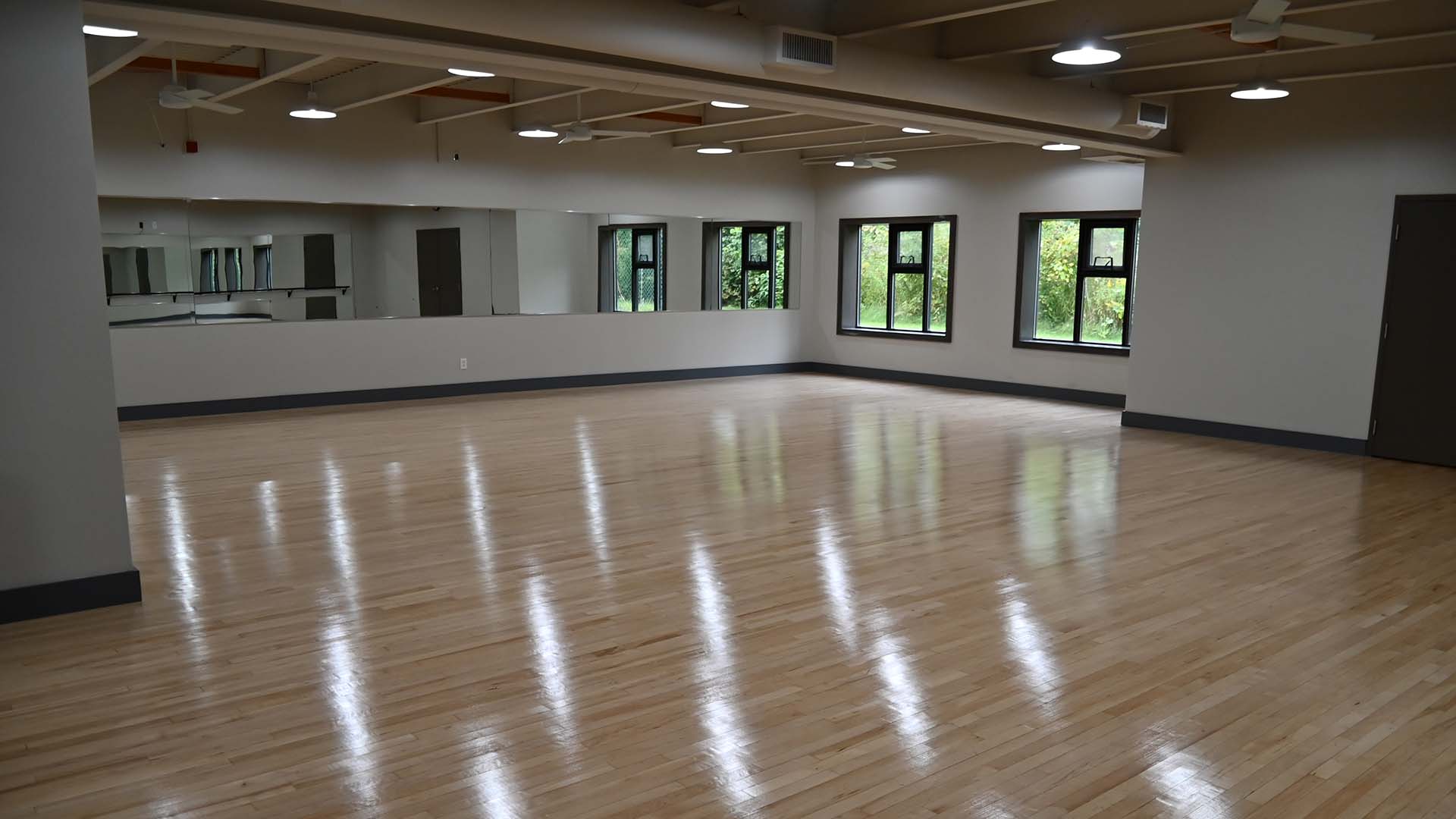 Downstairs Aerobics Room at Mentor Community Recreation Center